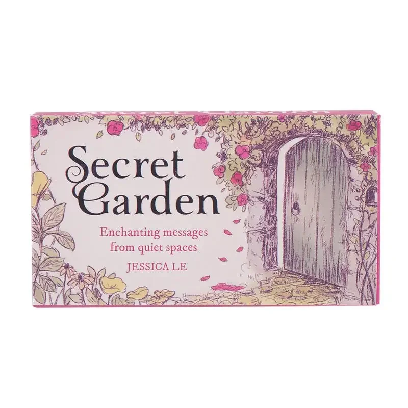 Oracle Cards Classic Secret Garden Games 40Pcs Tarot Cards English Family Gathering Game Card for Gathering Party