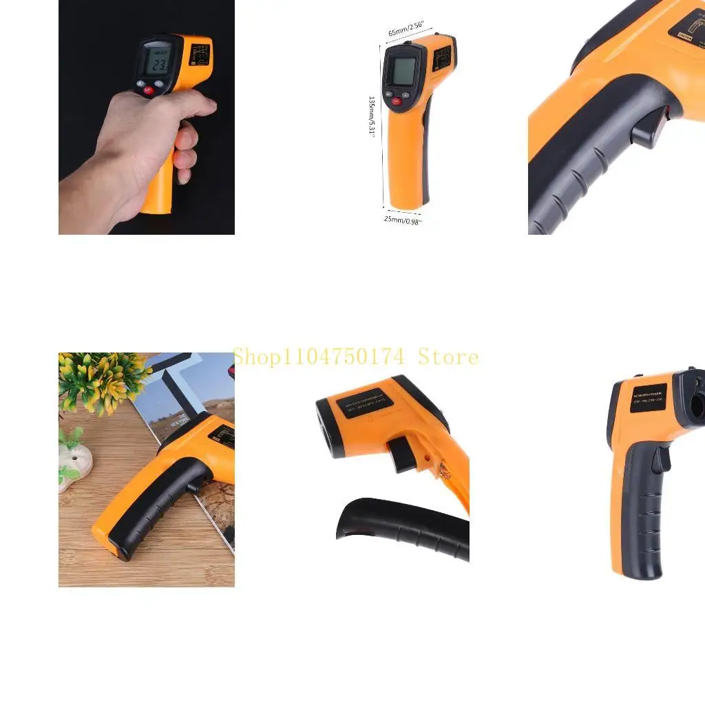 Digital Thermometer GM320 Temperature Practical Non-Contact Pyrometer 50~380 Degree Celsius for w/ LCD Disp Top Sale