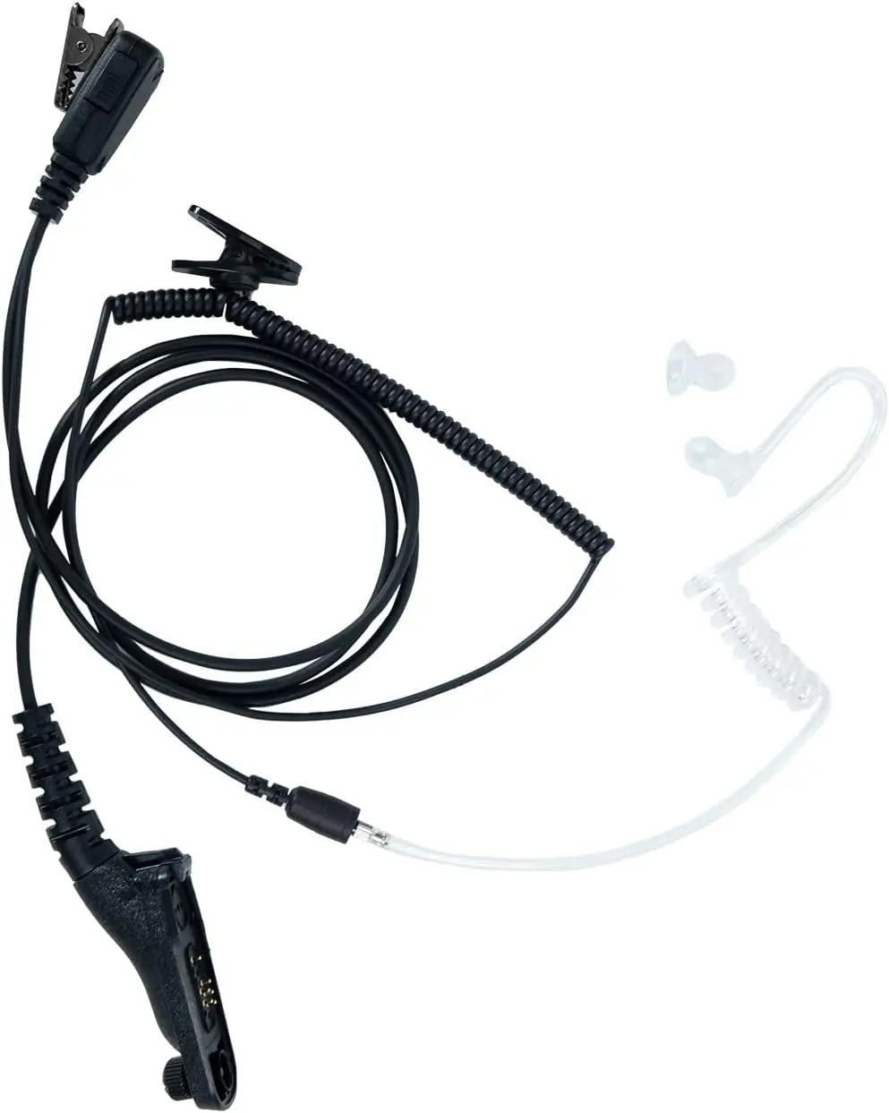 xpr-7550e-イヤーピース、モトローラ-apx-6000-xpr-7550-xpr-6550-6350-7580-7380-7350-apx-8000-用の隠蔽音響管イヤーピースヘッドセット