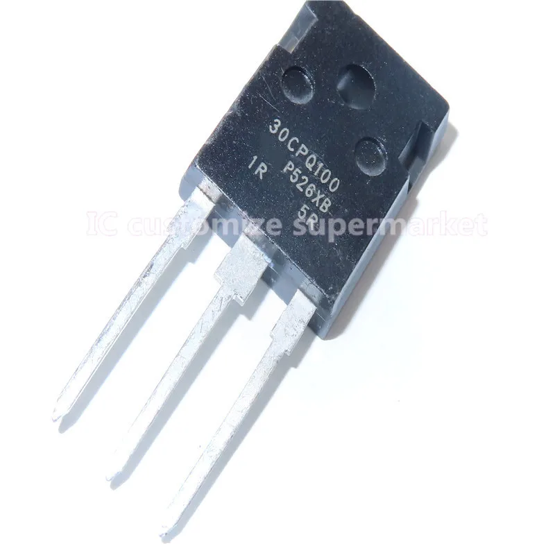 5PCS/LOT NEW 30CPQ100   TO-3P 100V 30A Triode transistor