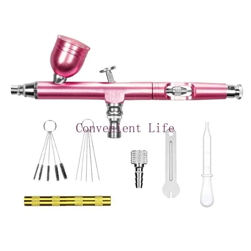 

L1EE Double-Action 0.3mm Gravity-Feed for Nail Manicures Small Air Brush