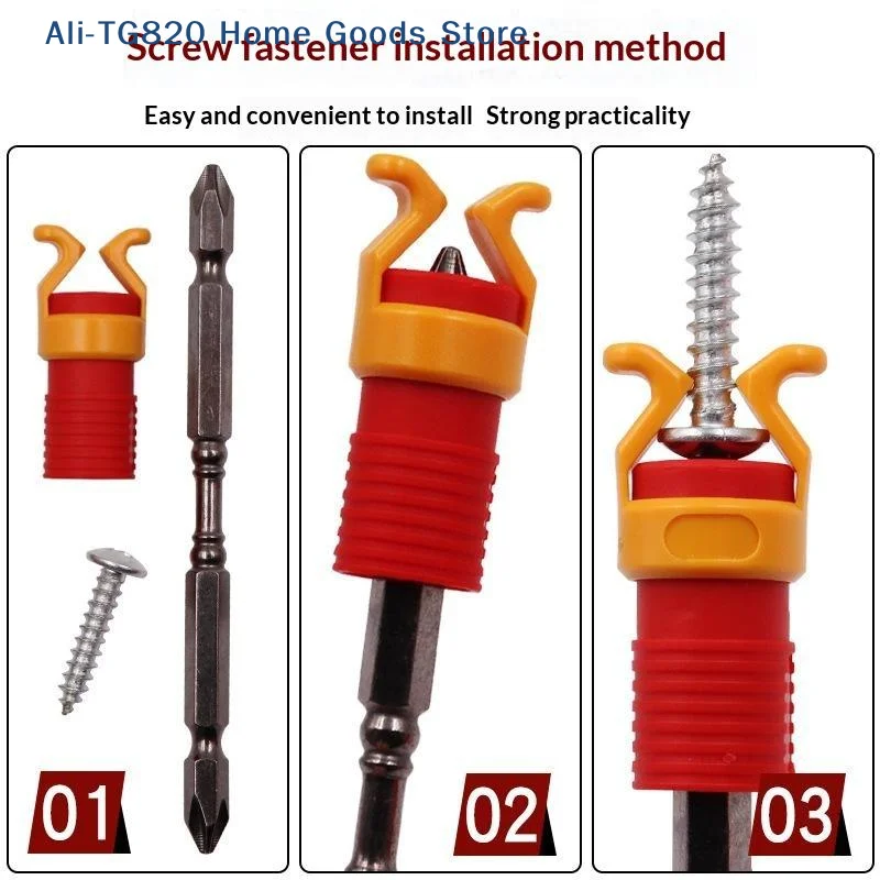 [TG820]1/3/5Pcs Screw Holder Plastic Woodworking Universal Screw Fixing Sleeves Tool For Safety Screws And Drill Clamps