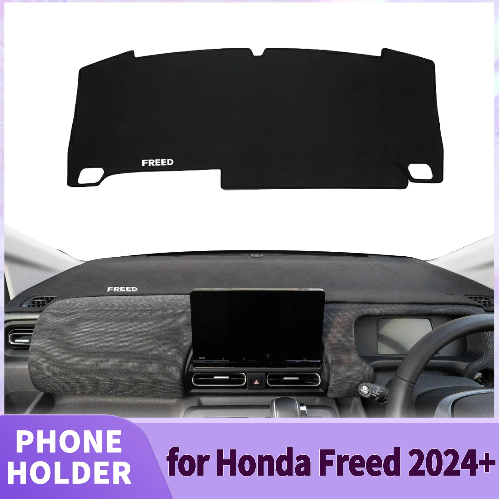 

fit for Honda Freed 2024 2025 2026 RHD Dashmat Car Accessories DashMat Sunshade Dashboard Cover Pad Protective Carpet