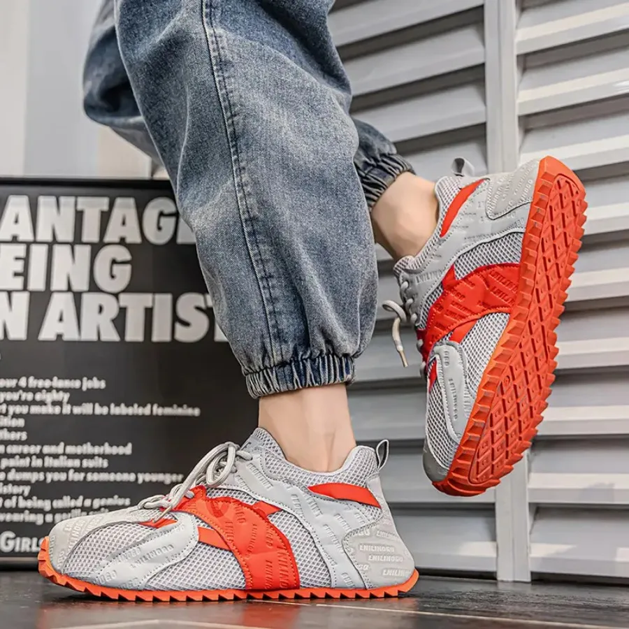 

Мужские кроссовки с сетчатой подошвой, дышащие, для бега и спорта, с мягкой и толстой подошвой, увеличивающие рост, легкие, повседневные. В связи с