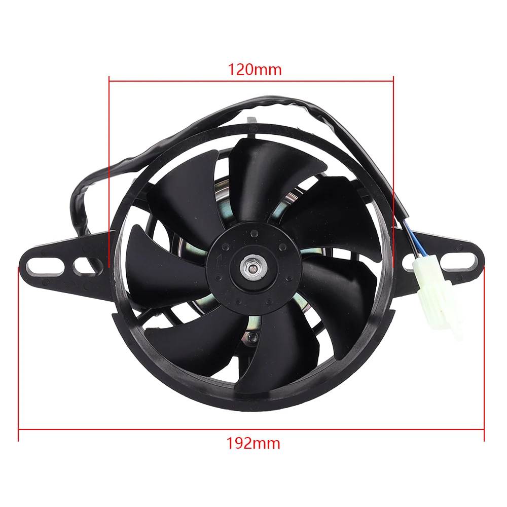 200cc 250cc 300cc ATV Cooling Fan Water Radiator Fan For Dirt Bike Quad Go Kart Buggy Motocross Accessories Spare Part Universal