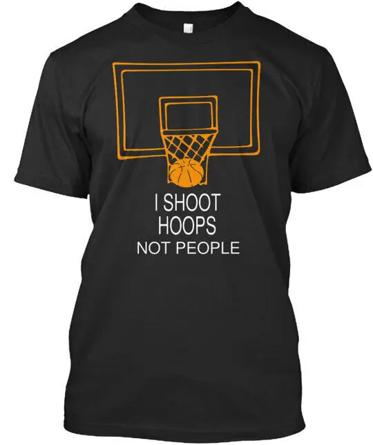 I Shoot Hoop S T-Shirt Made in the USA Size to 5XL