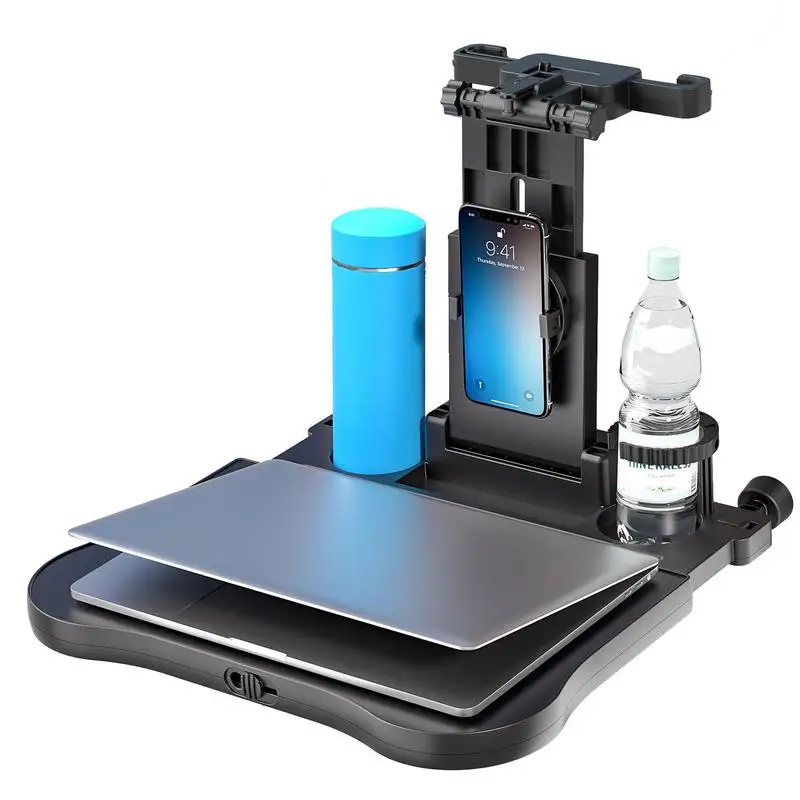 

Car Backseat Food Tray Non-slip Car Phone Tablet Cup Holder Table Foldable Tray Seat Back Laptop Desk For Car Travel