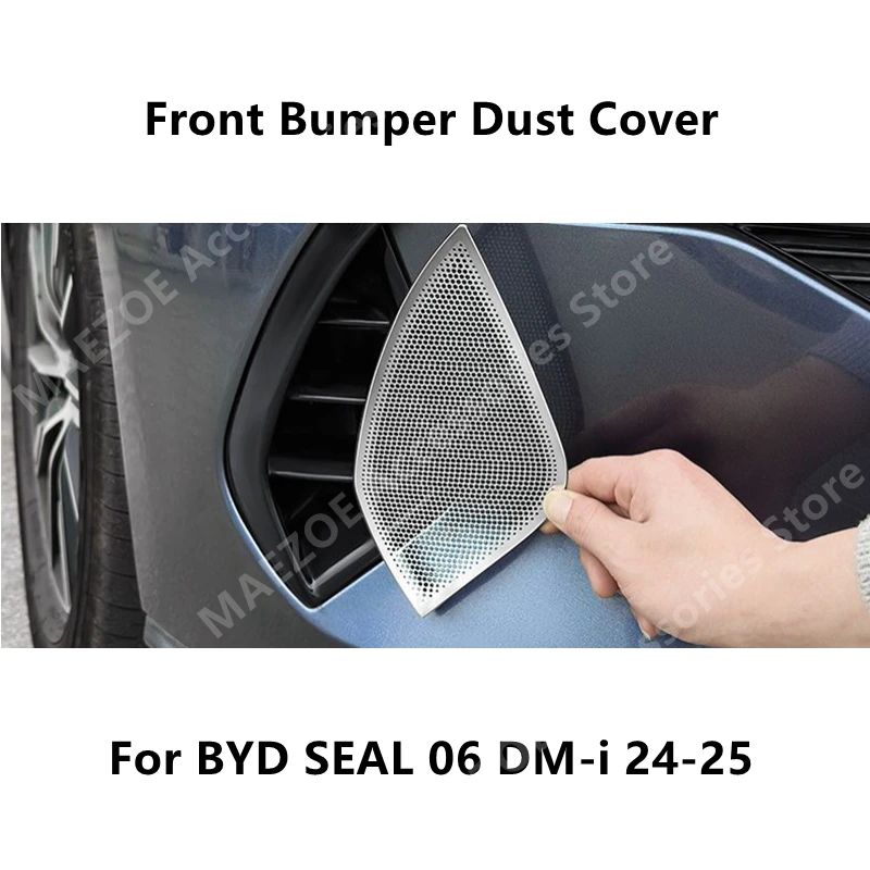 

Для BYD SEAL 06 DM-i 24-25, пылезащитный чехол на передний бампер, внешняя модификация автомобиля, украшение, защитные аксессуары, ремонт