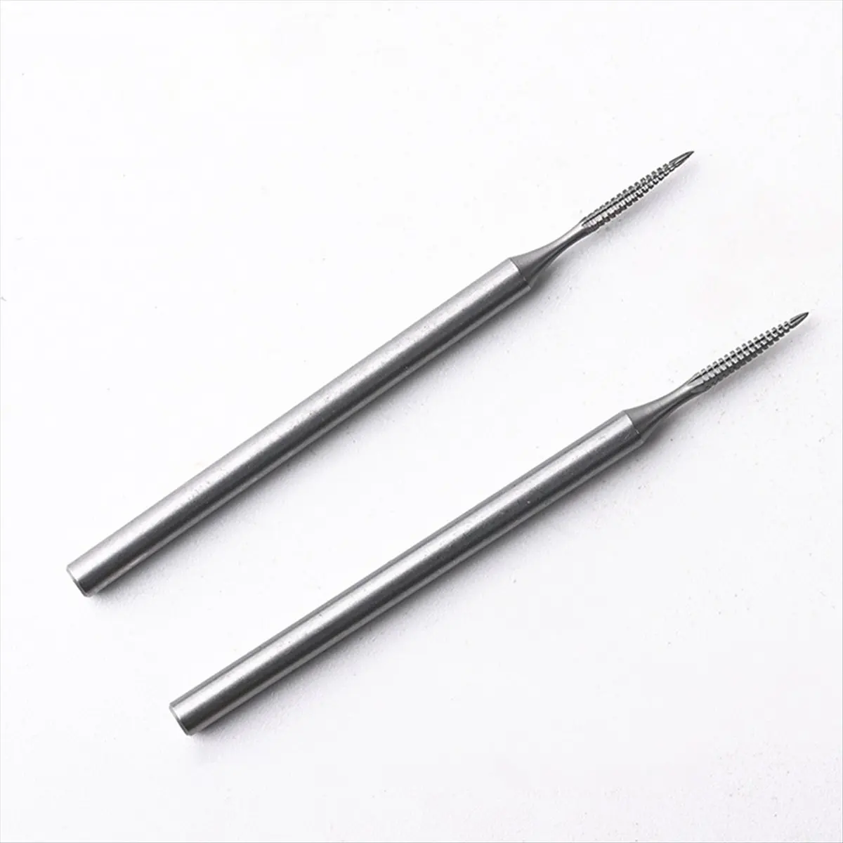 HITL 6Pcs Jewelry Cone Cut Burr - 3/32In Shank Long Cone Tapered Cut Burs Jewelry Engraving Bits Lapidary Tools (010/012)