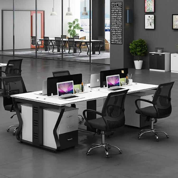 White Office Furniture Dubai Modern Office Furniture Set Office workstation For Project