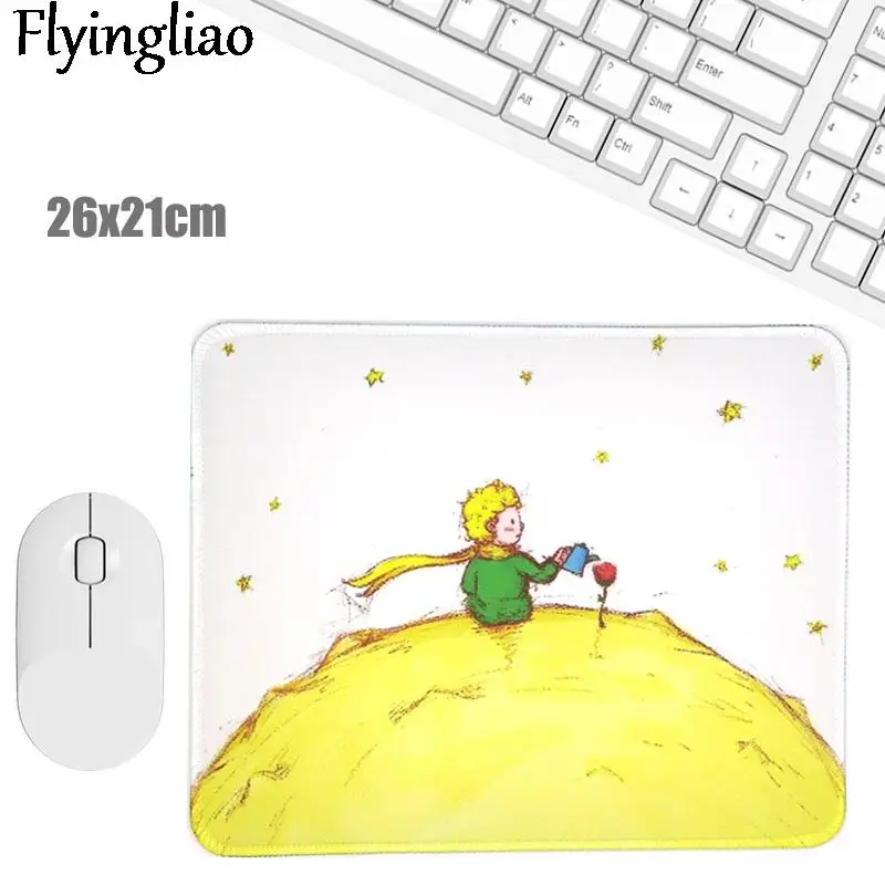 Little prince White Fashion Nordic Style Mousepad for Laptop Computer Desk Mat Mouse Pad Wrist Table Office Accessories