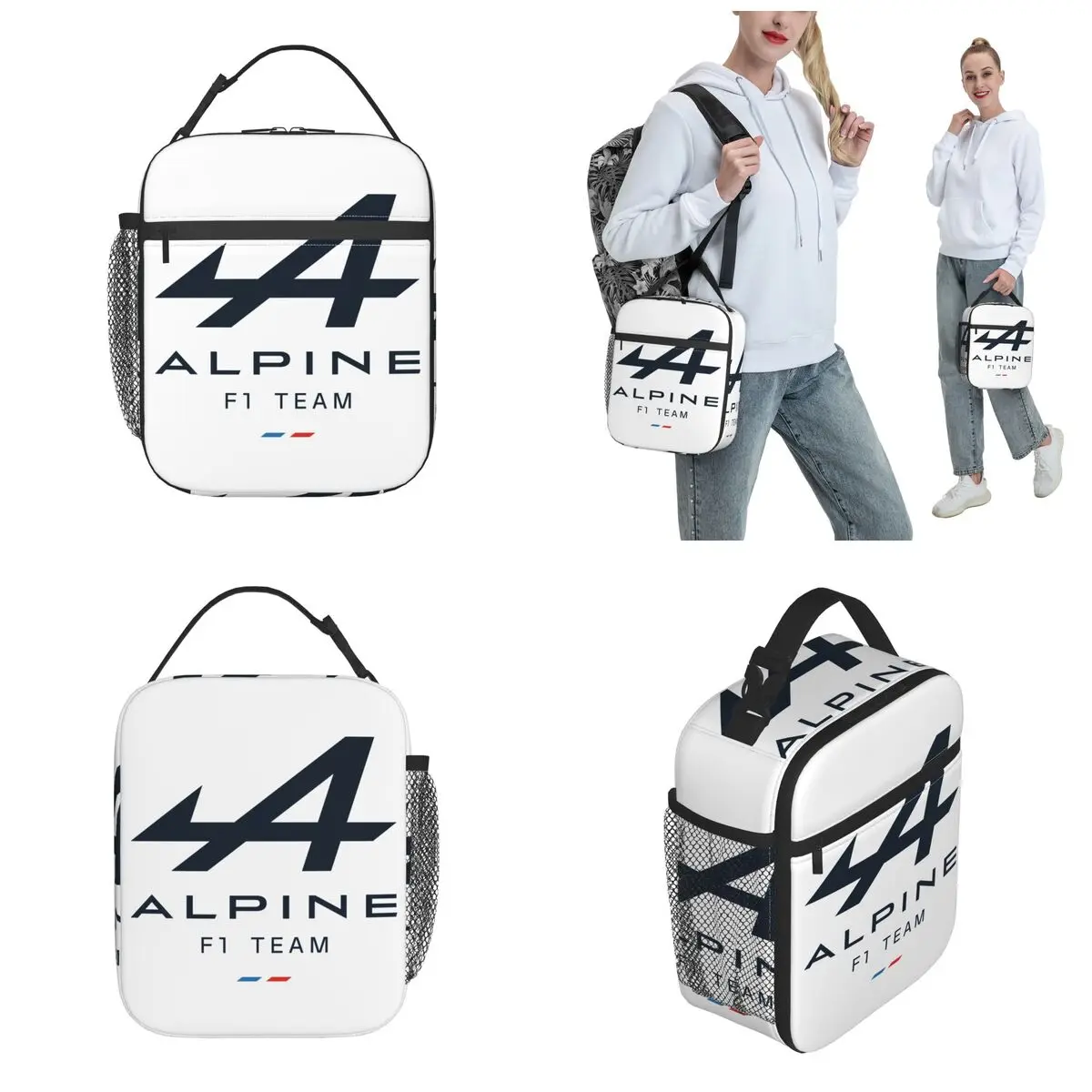 Insulated Lunch Bags Alpine F1 Team Merch Food Bag Multifunction Thermal Cooler Lunch Box For Men