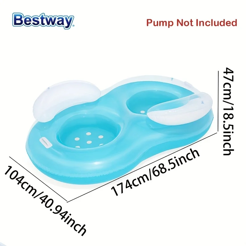 Bestway43009 Materasso gonfiabile per galleggiante gonfiabile acquatico Anello da nuoto gonfiabile per adulti Materasso galleggiante gonfiabile Piscina