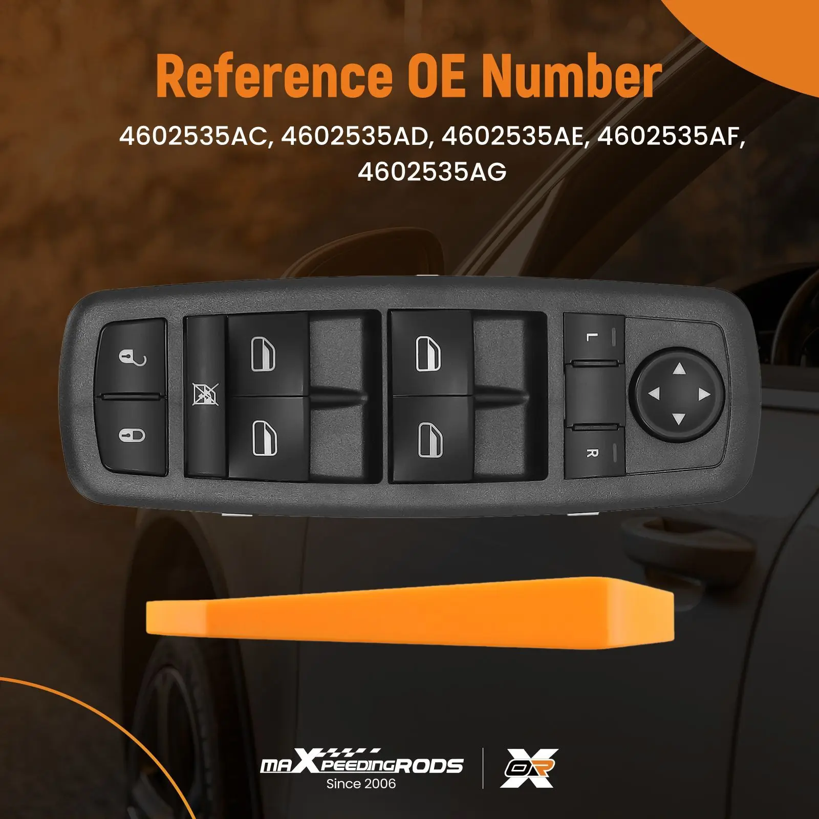

Переключатель стеклоподъемника для Chrysler Town & Country 2008-2009 V6 3.3L 3.8L 4.0L 4602535AF