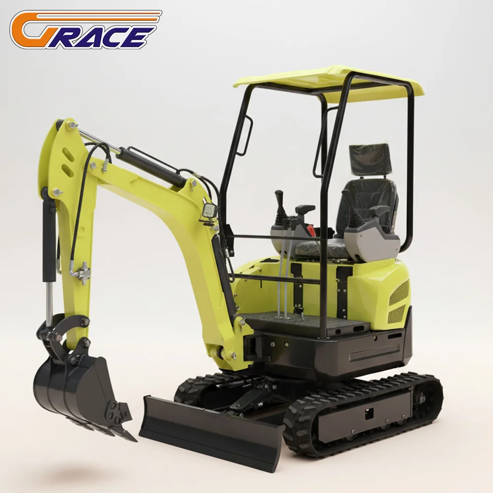 2025 جديد مخصص 2.2 طن حفارة كوبوتا EPA CE حفار صغير كفاءة حفارة صغيرة مصنع بيع لرعاية الكروم