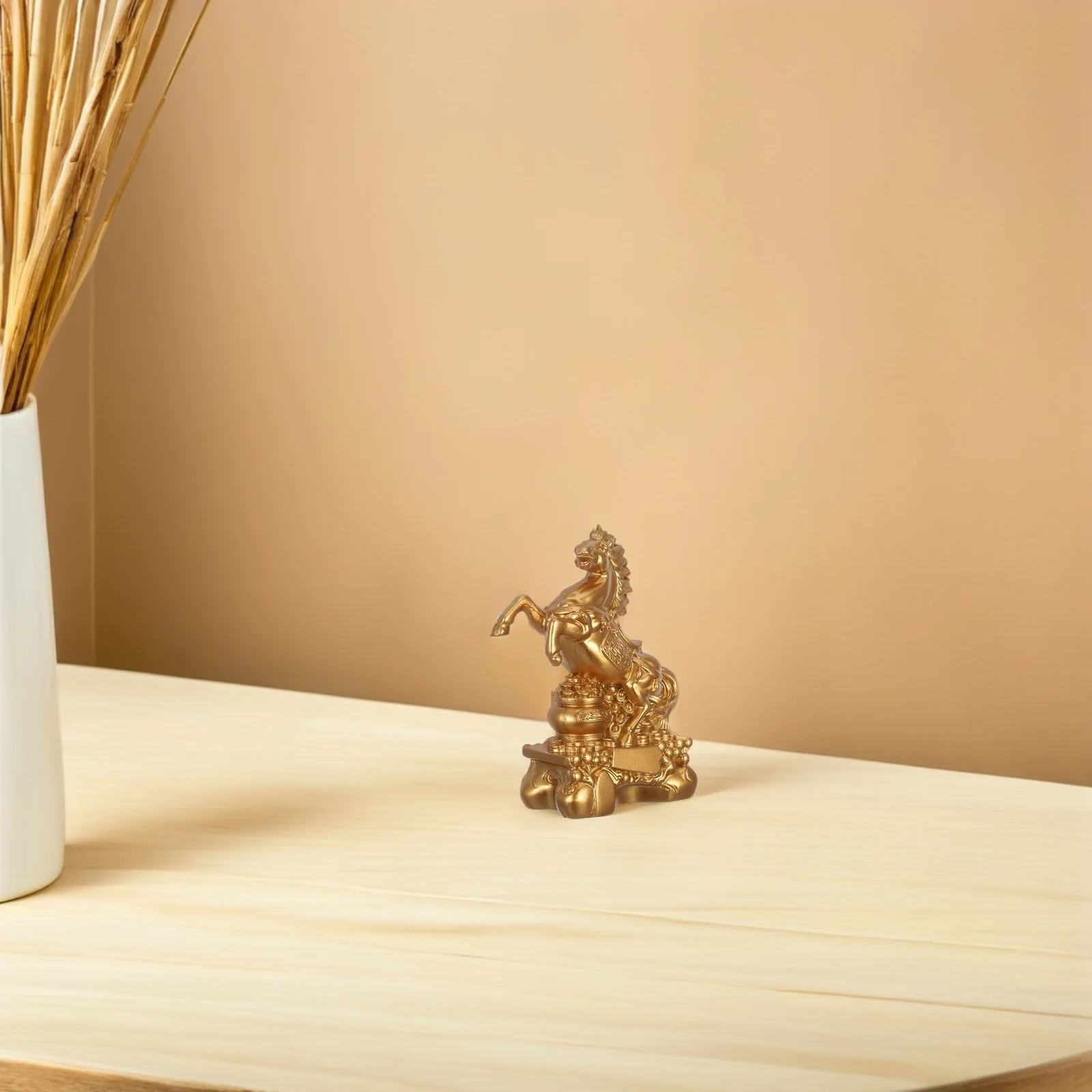 

Zodiac Statue Resin Standing Horse Sculpture Feng Shui For Standing Horse Sculpture Office Home Decor Gift