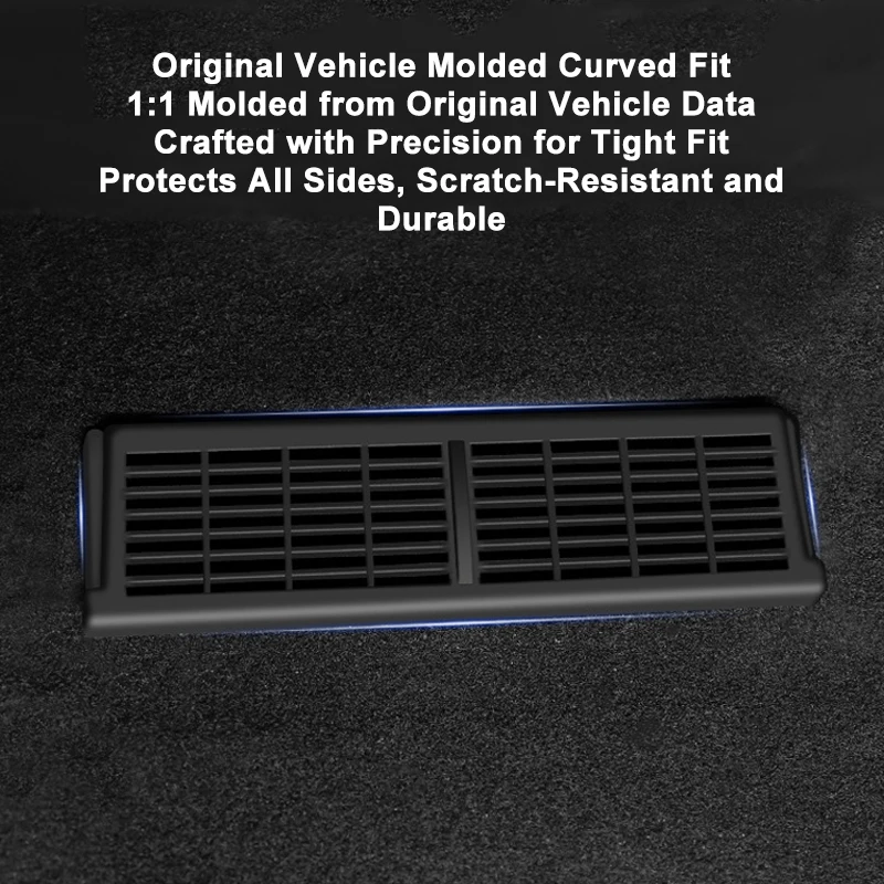 

Для Tesla Model Y/3 Защитный пылевой фильтр для заднего кондиционера для вентиляционных отверстий под сиденьем