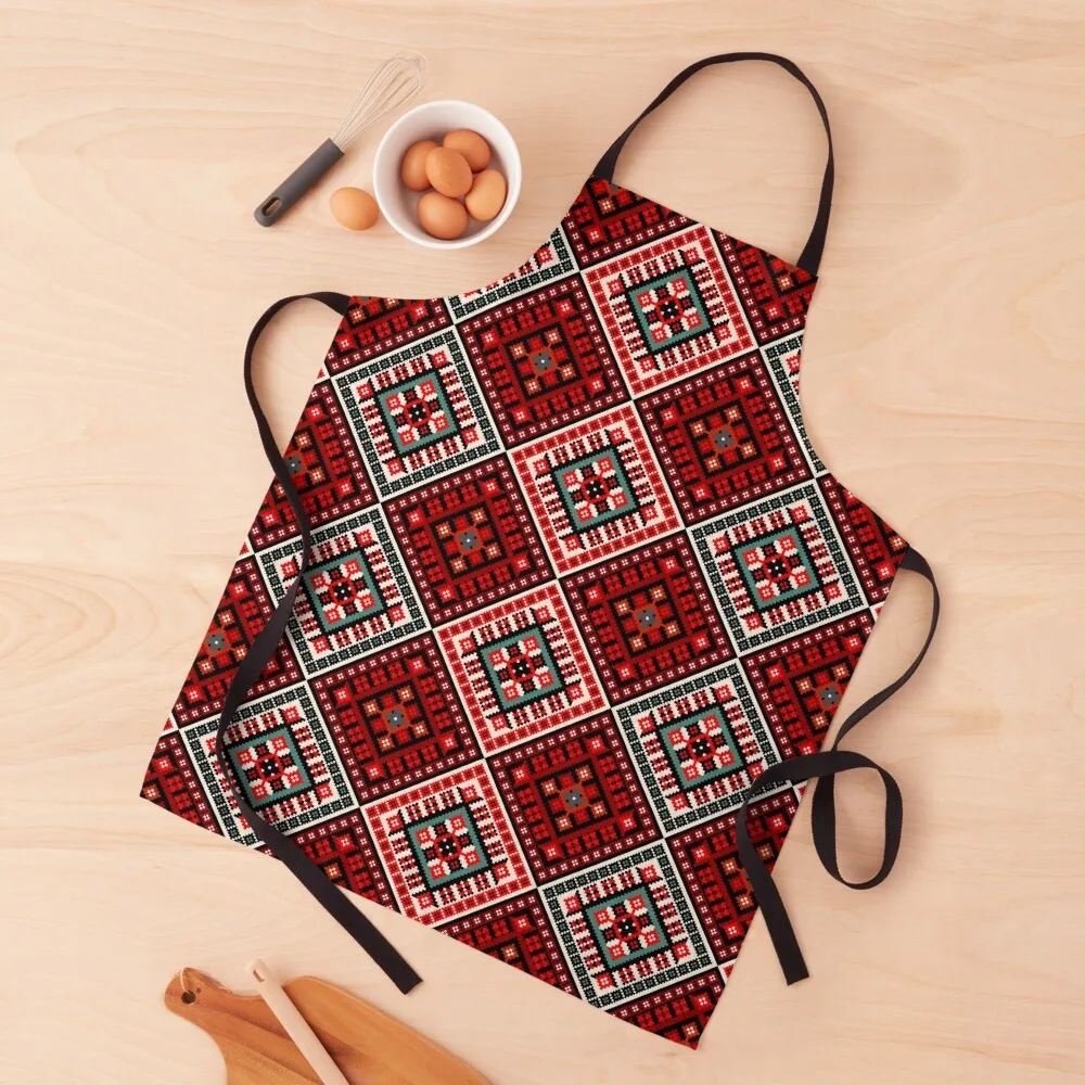 

Romanian embroidery floral Apron Kitchen Supplies Idea Goods Cooking Clothes cookings for women Apron