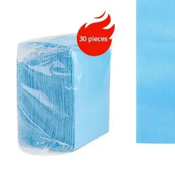 

30Pcs/bag Disposable Dental Bibs Apron Medical Cover Shield Neckerchief Scarf Towels Dentistry Materials Dentist Patient Bib Pad