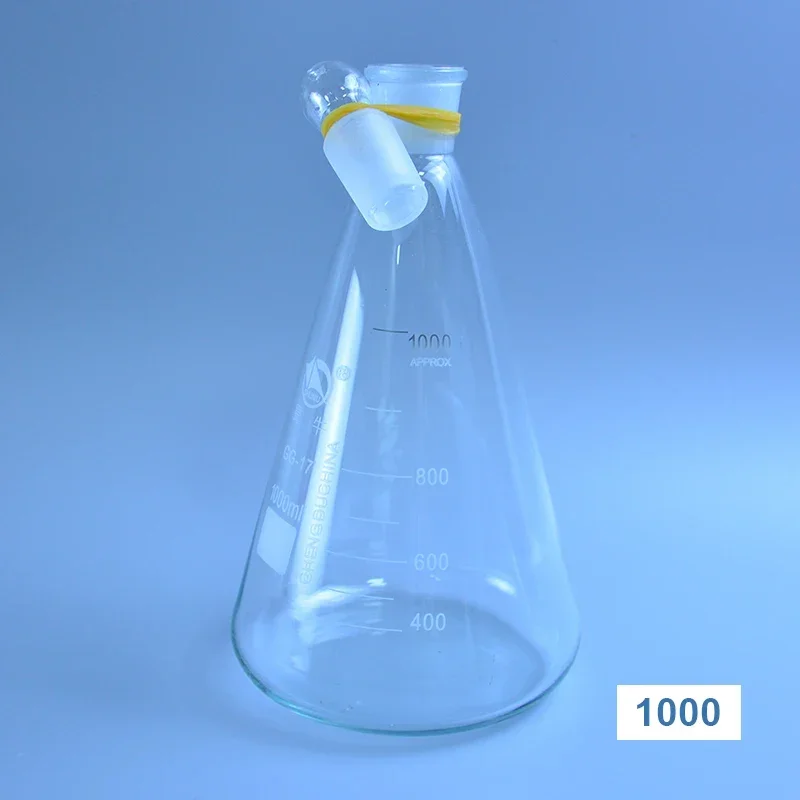 Dxy 1000ml Glass Conical Flask With Cap Glass Erlenmeyer Flask For Laboratory Flask Boro 3.3