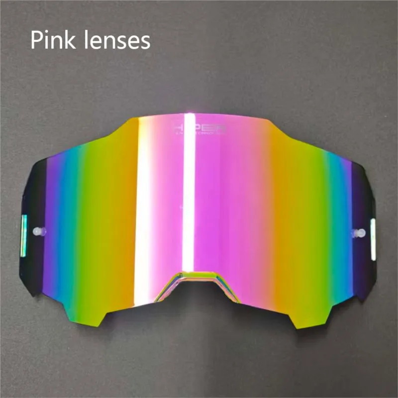 ARM Dirt Bike Motorcycle Goggle Spare PC Lenses, Quick Change Multi Color Replacement Parts for MX MTB Motocross