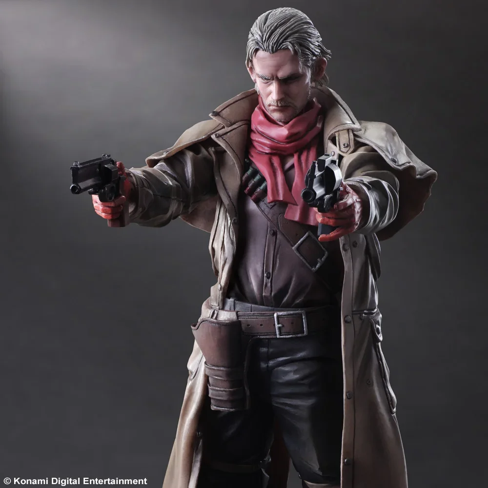Original Brand New Play Arts Kai Metal Gear Solid V The Phantom Pain Revolver Ocelot Action Fiqure Model Statue Collectible