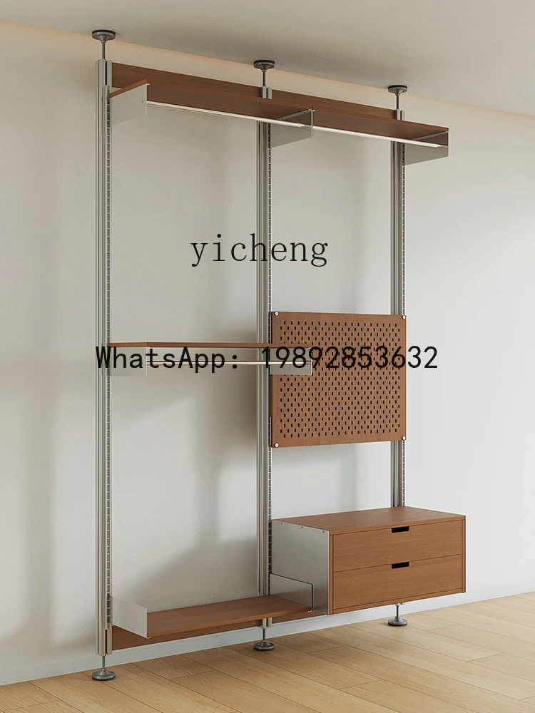 Indomitable No Punching Shelf Hole Board Storage Partition Display Rack