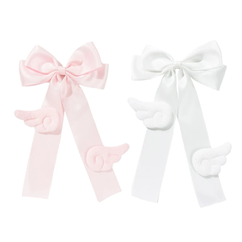 

Wing Hair Clip Bowknot Trend Headwear Sweet Balletcore Hairpin Women Dropship