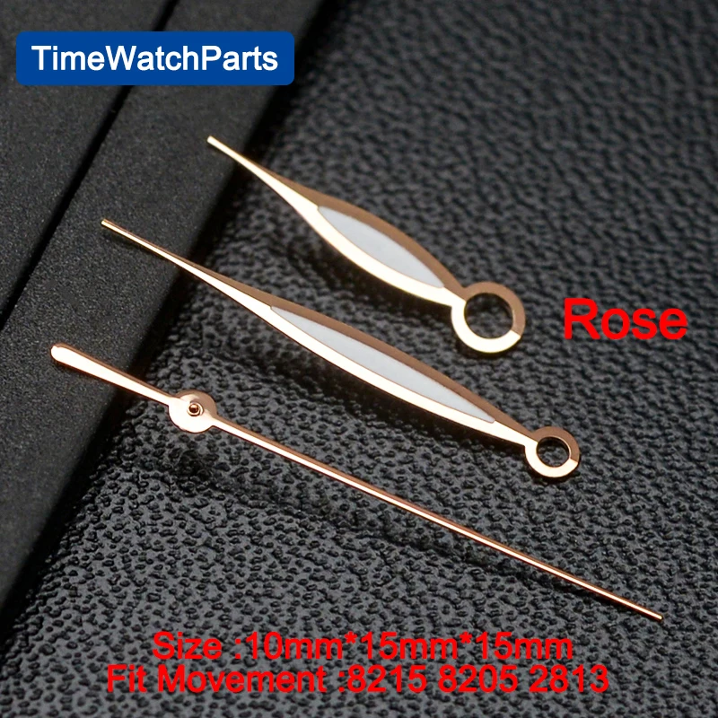 10*15*15mm No Luminous Watch Hands Watch Needles Fit 8215 8205 2813 Automatic Movement Watches Accessories