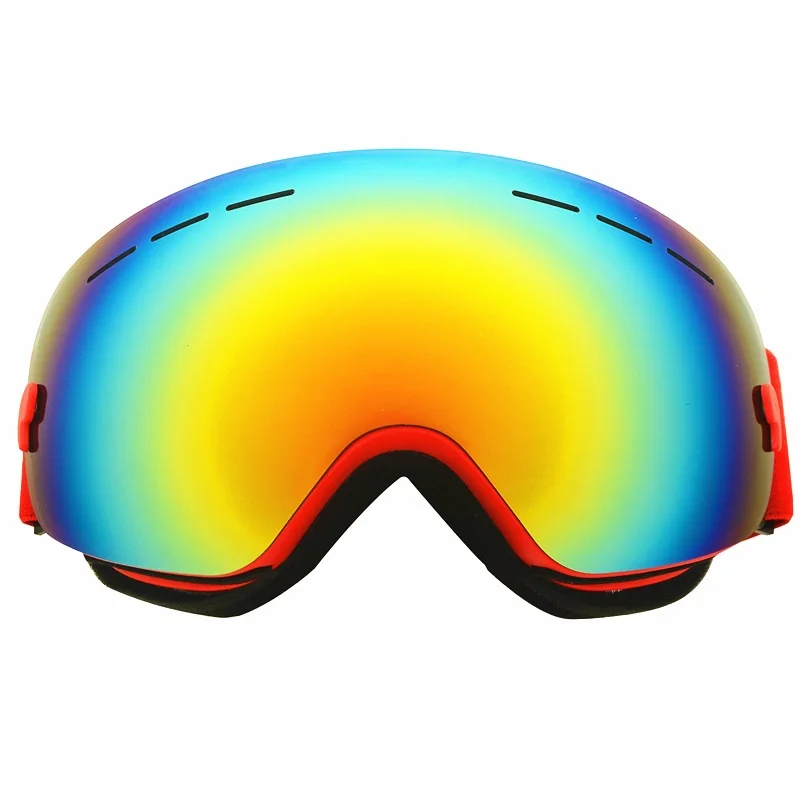 240804 Single-layer Ski Goggles Mountaineering Mirror Rubber Band