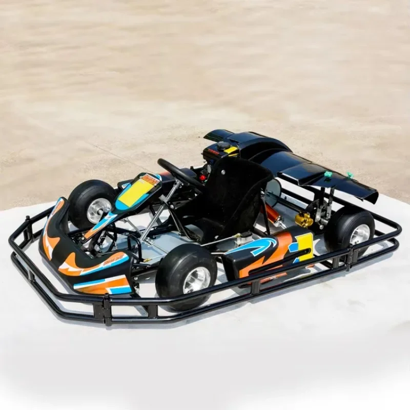 LMQ-Cheap Go Kart Quadros para Adultos, passeios de diversões, elétricos ou gasolina, venda quente