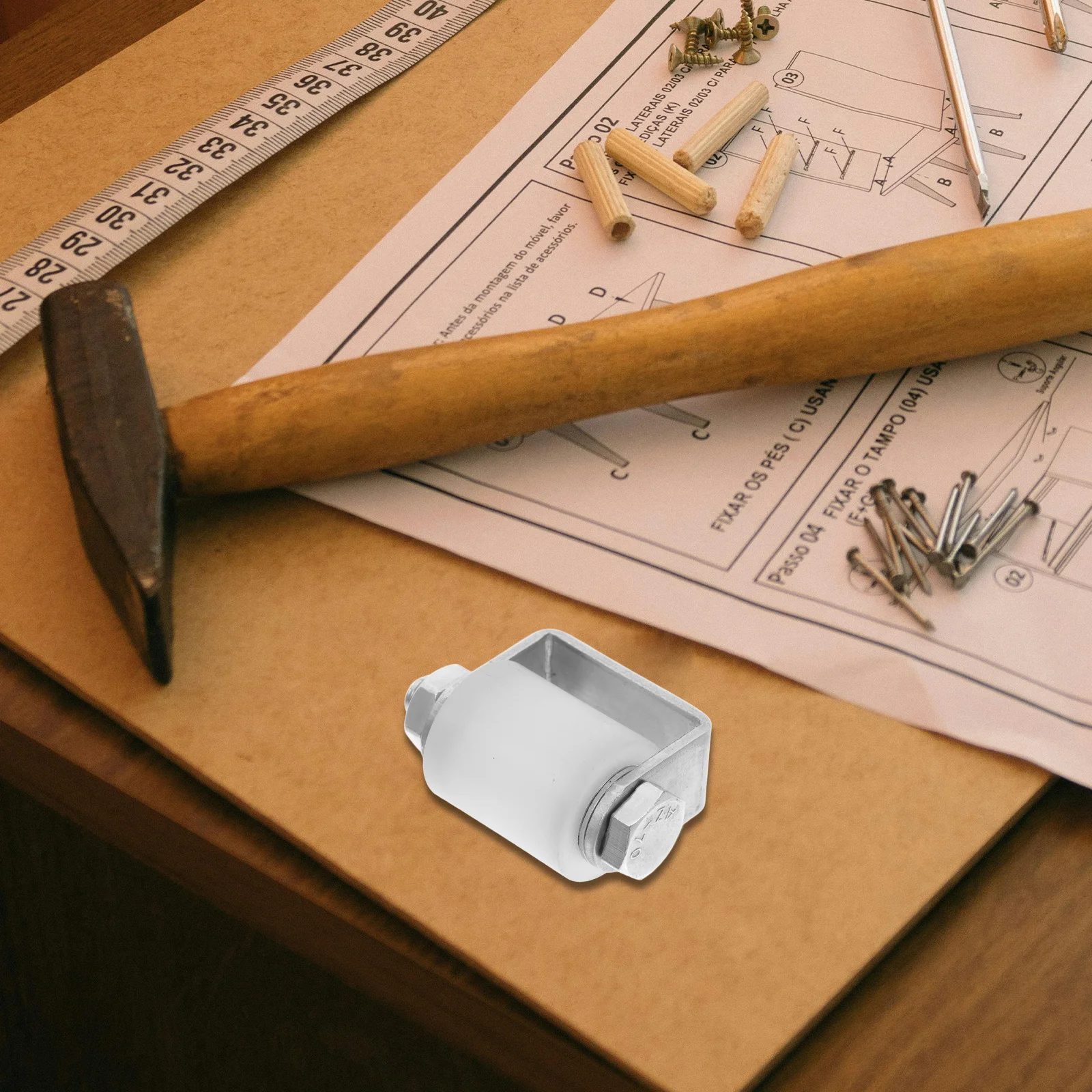 

Stainless Steel Roller Guide with Nylon Bearings for Sliding Gates Heavy Duty Gate Roller Guide Smooth Slide Door Support