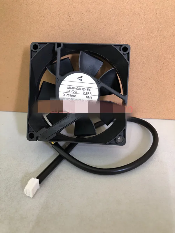 Imagem -02 - Melco Freqüência Mmf08g24es-hm1 0.13a Linhas Ventilador de Refrigeração Novo