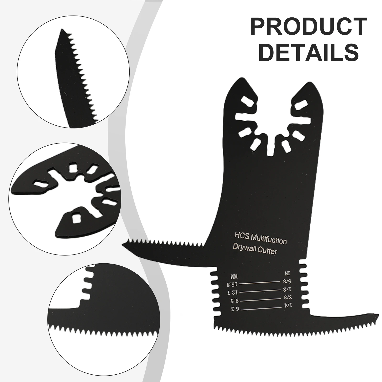 Notch Depth Of Cuts Tight Circular Cuts Multitool Blade Monitor Depth Slim Blade Slim Blade Depth Gauge Increments