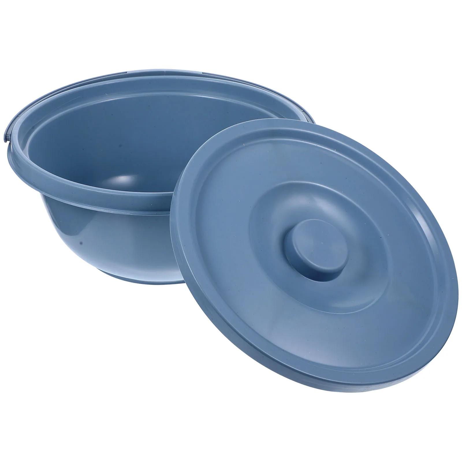 1 قطعة وعاء غرفة المسنين المبصقة غطاء المحمولة مقبض مبولة دلو المنزل المنزلية المحمولة مبولة دلو المبصقة مع غطاء #1