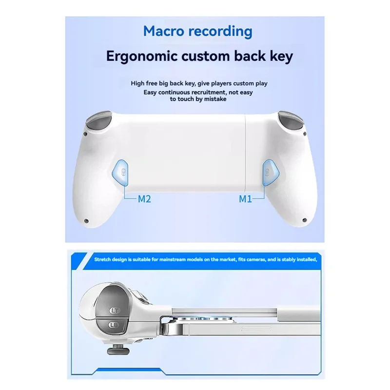Gamepad ABKI-Memo S3 - Joystick Berkabel & Nirkabel Tipe-C Untuk Android & IOS