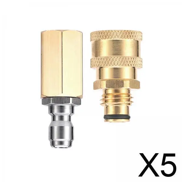 

5xPressure Washer Adapter 16*2 Thread Connector for Pressure Washer Parts