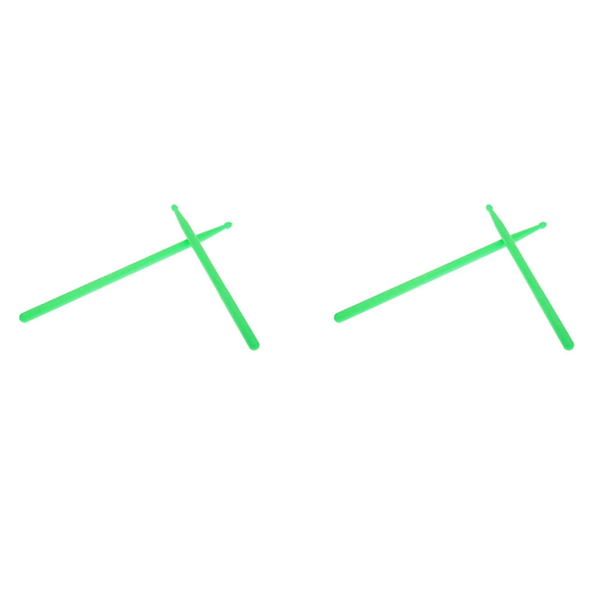 A71P 2 Pair of 5A Drumsticks Nylon Stick for Drum Set Professional Green