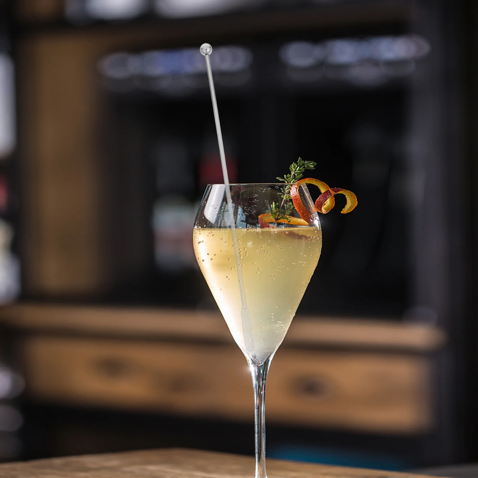 40 قطعة شريط الفولاذ المقاوم للصدأ اثارة العصي 7.6 بوصة قابلة لإعادة الاستخدام القهوة ويسكي الشاي خلط العصي كوكتيل أفرط قضبان