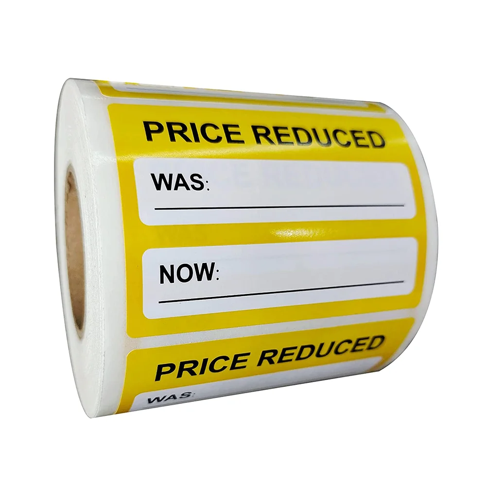 Reduced Sale Price Labels Price Tag Stickers   for 250 Pcs for Merchandise & Product Tags