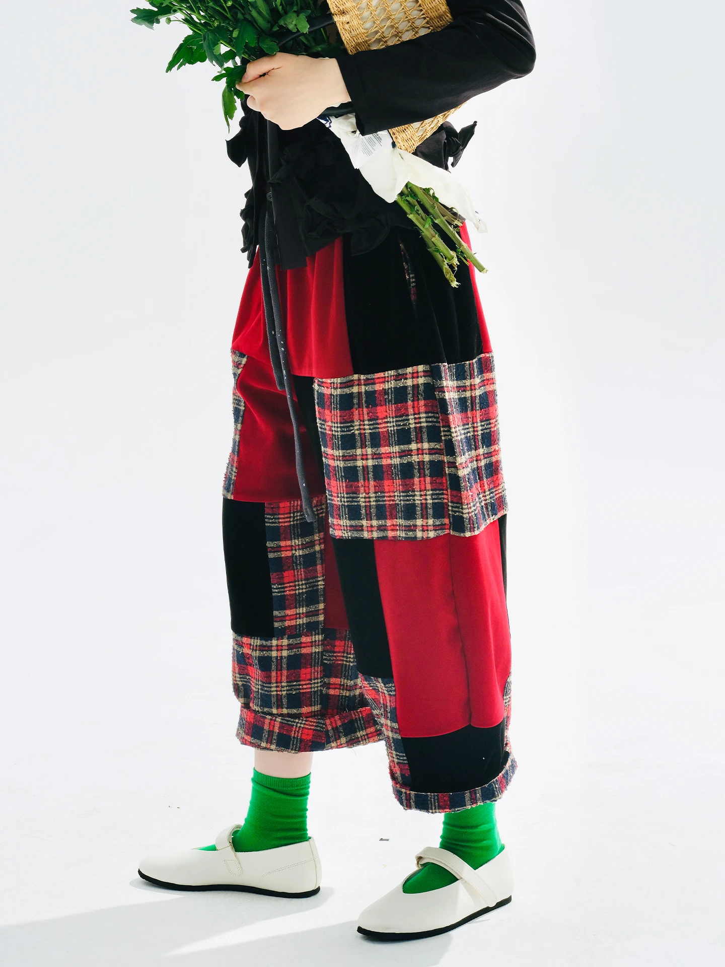 Рисунок 4 - Широкие брюки Color - Block Patchwork