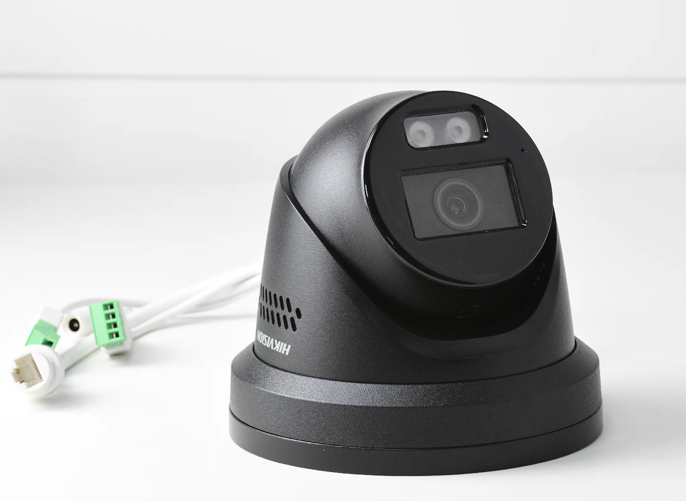 Hikvision DS-2CD2387G2H-LISU/SL (Black)  ColorVu Eyeball IP Camera Built in MIC Speaker Sound Light Alarm Sound Light Alarm