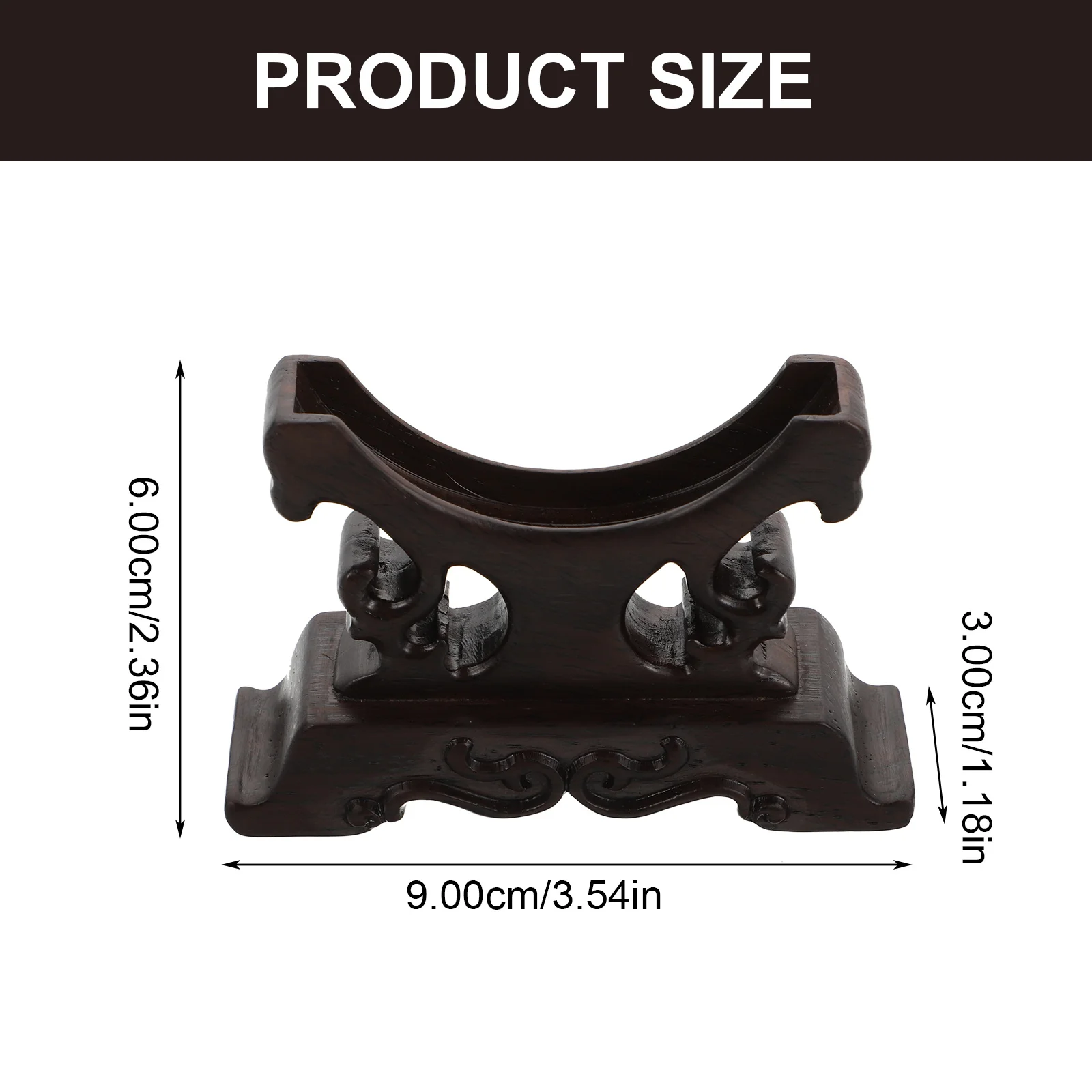 Bracelet Display Rack Wooden Base Compact Stable Jewelry Holder Home Office Store Wooden Bracelet Holder