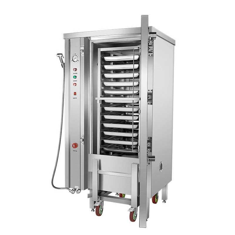 

Cart-type steam cabinet, commercial electric gas steam tank, central kitchen, large