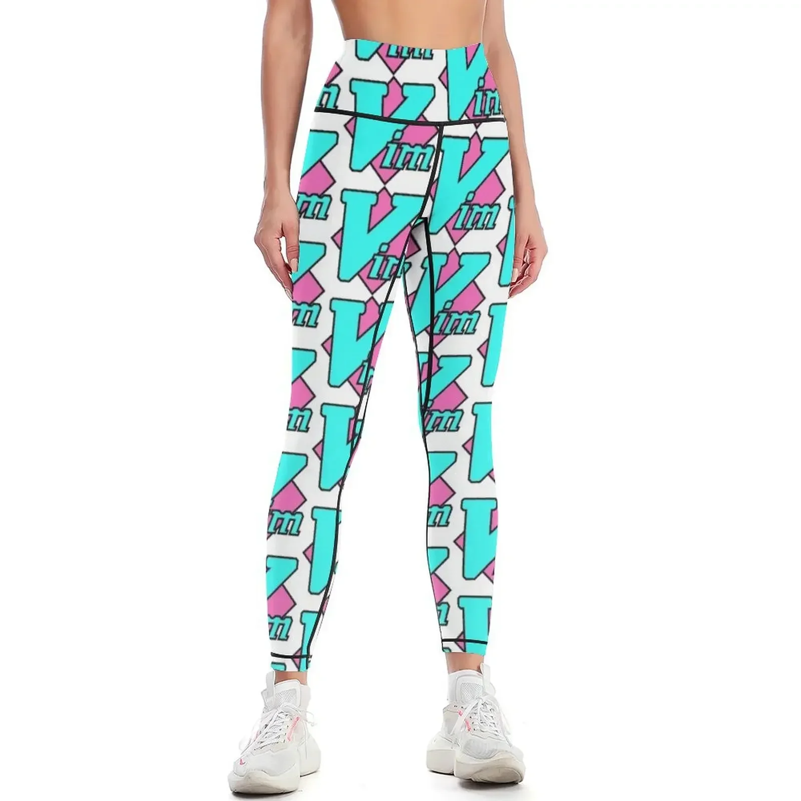 

Vaporwave Vim Leggings sport pants Women's high waist fitness set gym trousers Womens Leggings