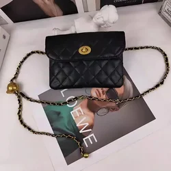 Waist Chain Waist Bag Women's Chain Decoration Waist Belt Accessories New Trendy Fragrant Gold Ball Pants Waist Sealing Belt