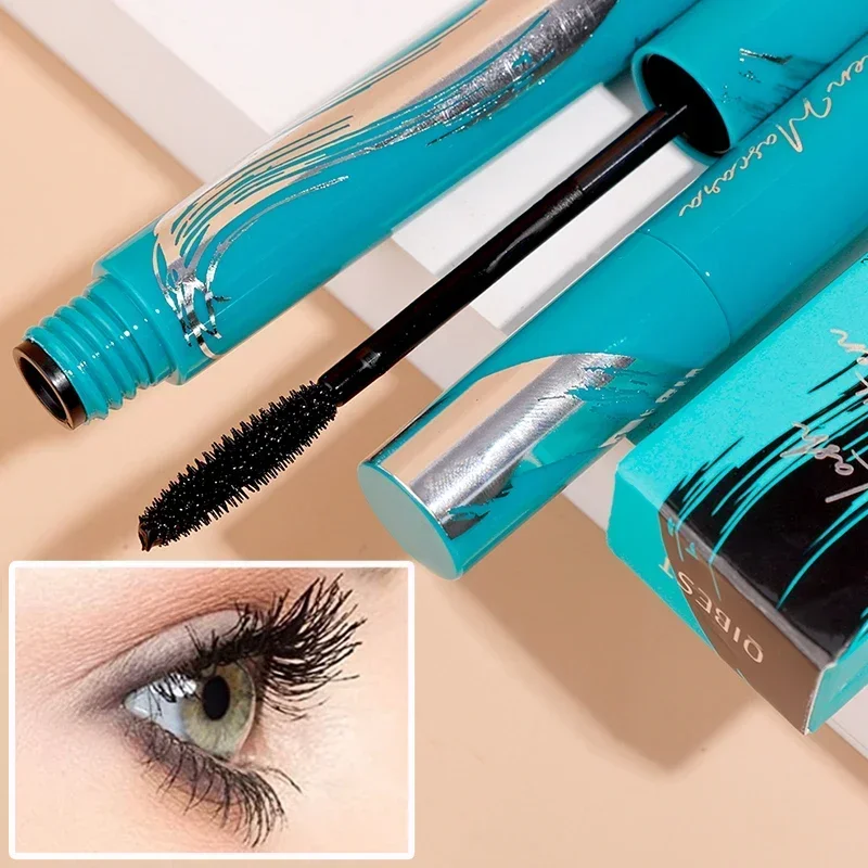 5D Silk Fiber Mascara Waterproof Long Lasting Silky Non-smudging Black Eyelashes Extension Make Up Beauty Eyes Korean Cosmetics