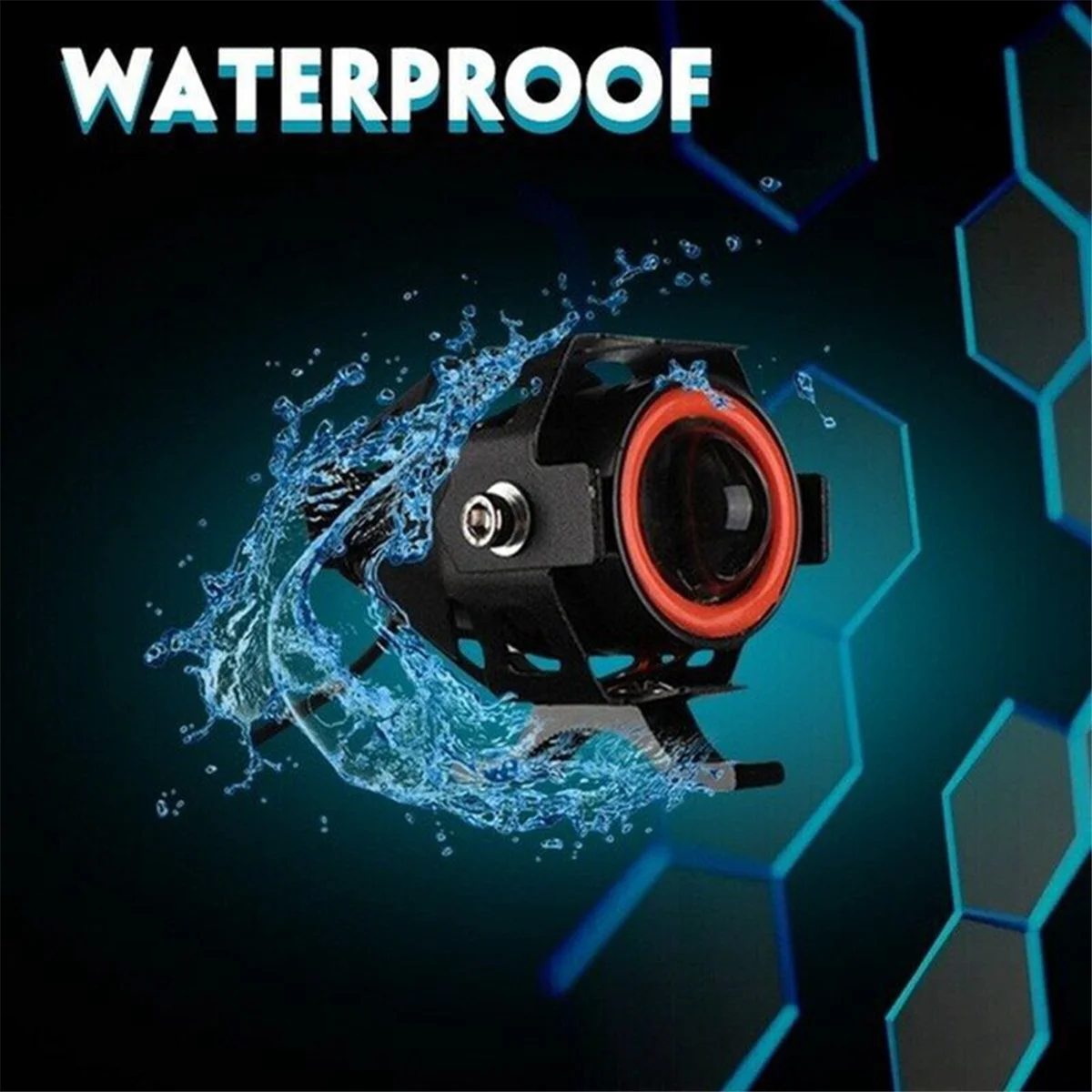 T36C U7 سكوتر كهربائي LED الأضواء تسليط الضوء على وامض عيون الملاك دراجة نارية مصباح ليد ل سكوتر كهربائي إعادة تشكيل أ #3