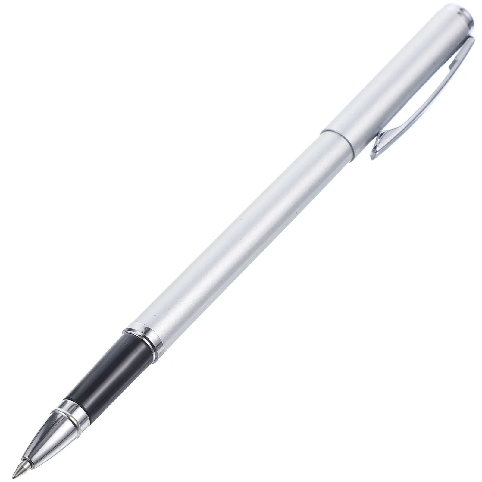 

Refillable Metal Gel Ink Pen with Lid Luxury Business Writing Instrument for Office Daily Use Sign Pen Fine Tip Portable