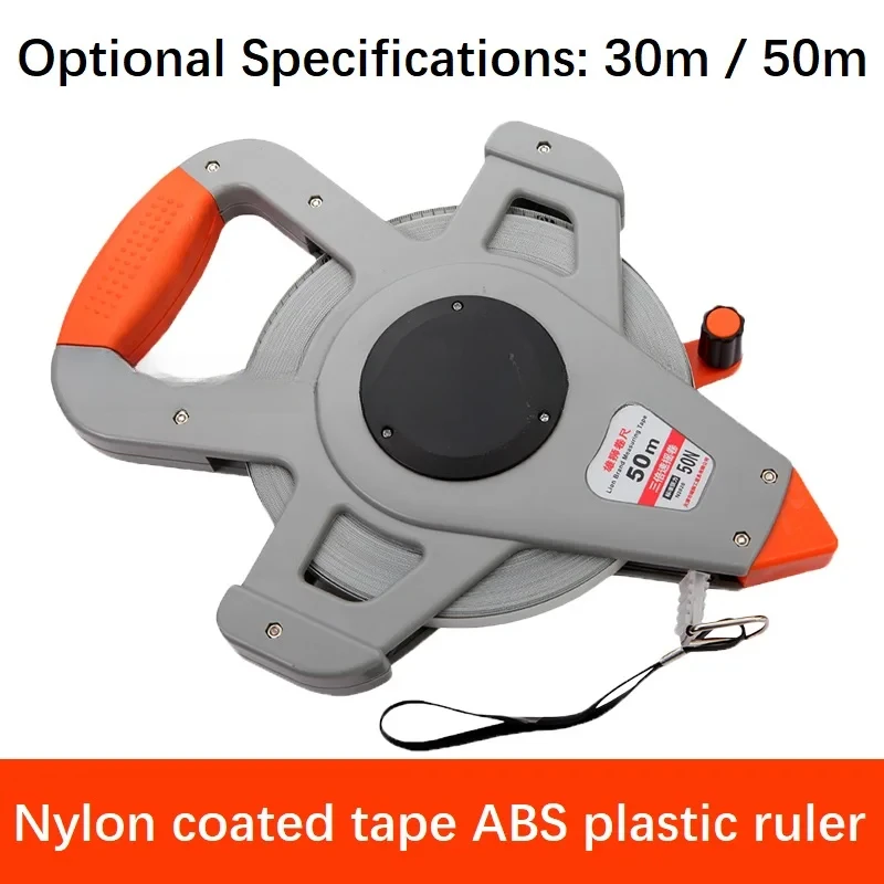 30/50/Meter Nylon Coated Steel /Tape Measure With High Precision